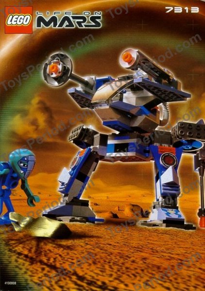 LEGO 7313 Red Planet Protector Instructions and Parts List