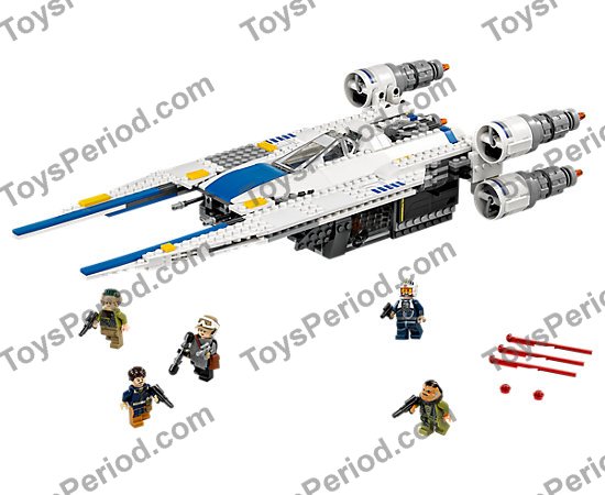 LEGO 75155 Rebel U-Wing Fighter Set Parts List