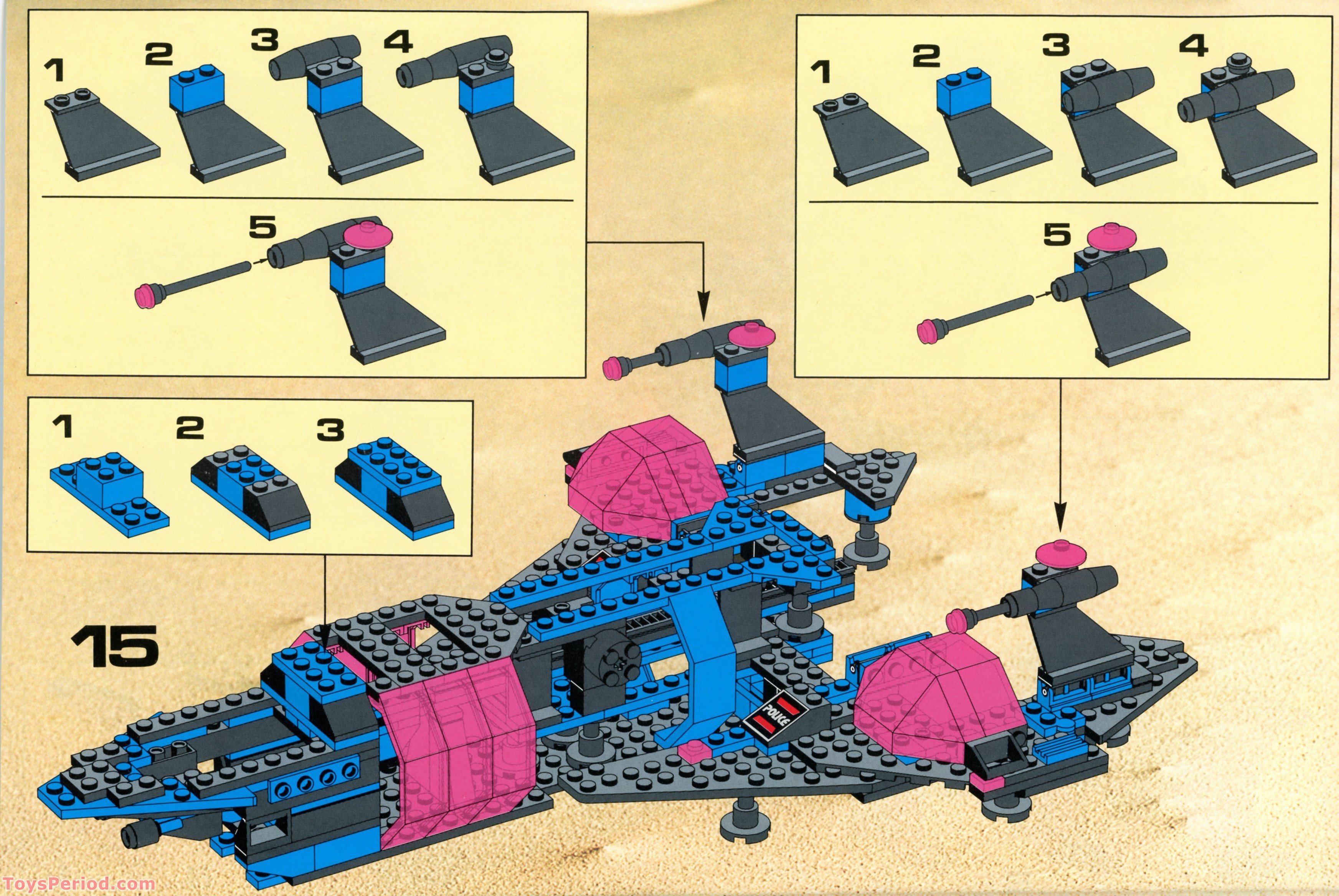 LEGO 6986 Mission Commander Instructions and Parts List