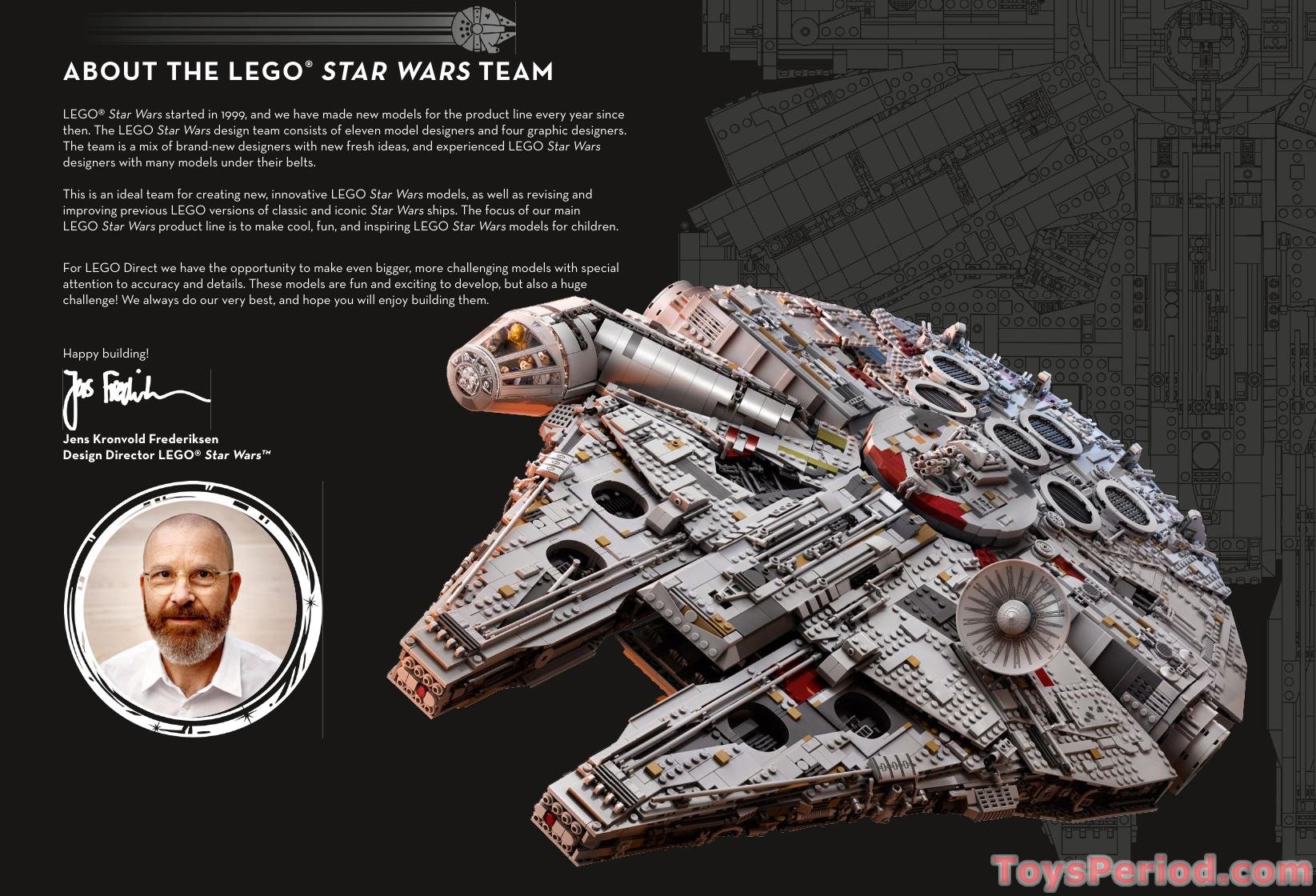 LEGO 75192 Millennium Falcon Instructions and Parts List
