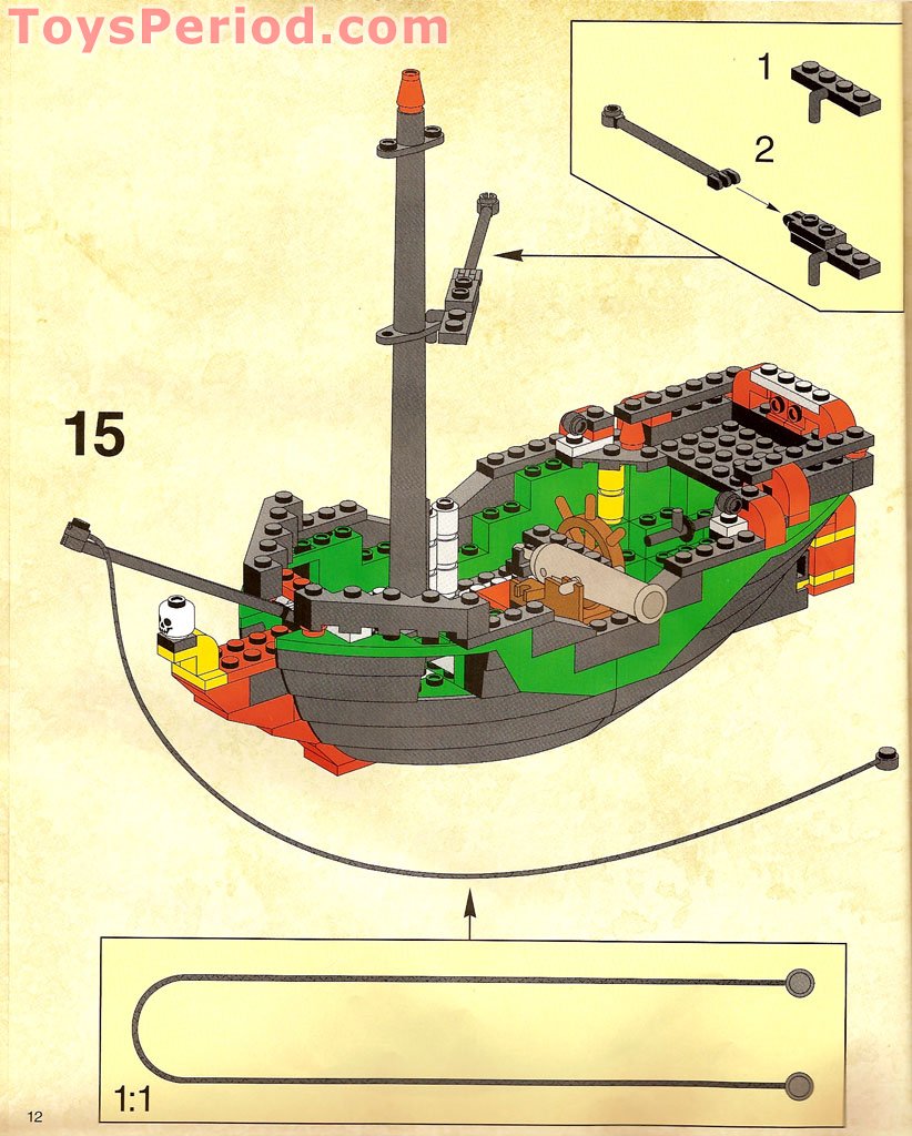 Custom Replacement Cloth Sails Lego 6250 Cross Bone Clipper Laser Cut!