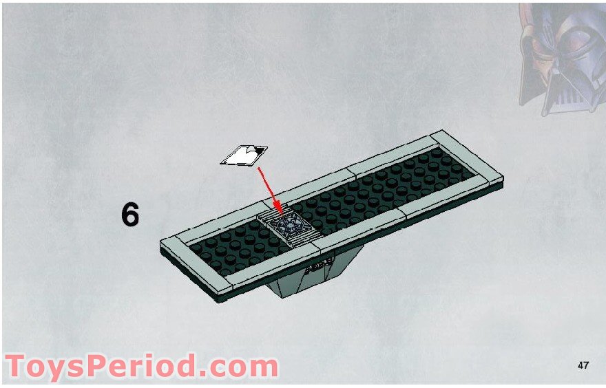 LEGO 8017 Darth Vader's TIE Fighter Instructions and Parts List