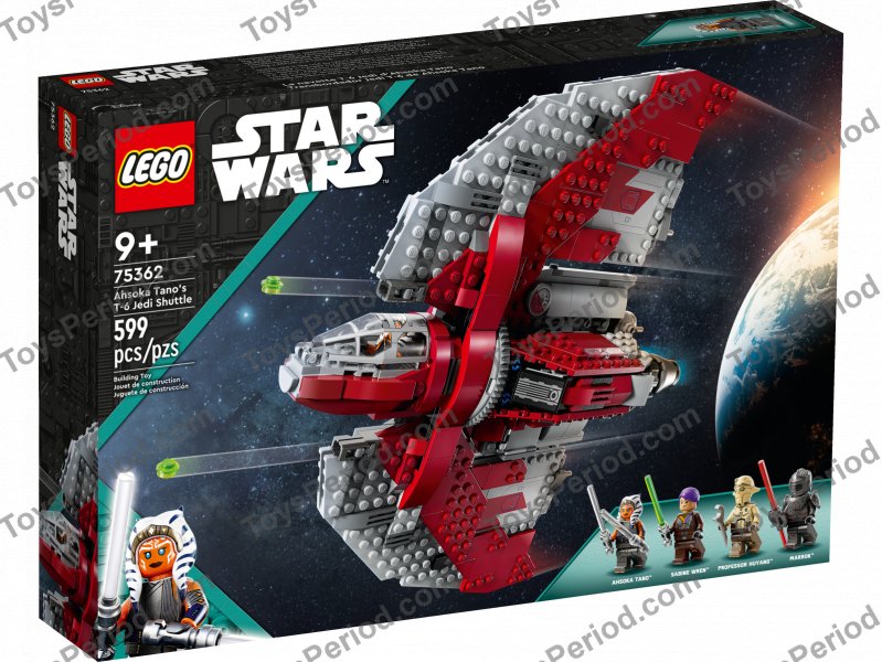 LEGO 75362 Ahsoka Tano's T-6 Jedi Shuttle Set Parts List
