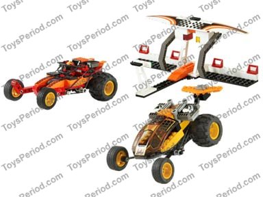 LEGO 4587 Duel Racers Instructions and Parts List