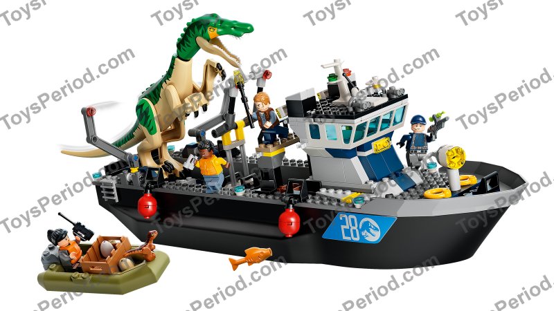 水墨07 Baryonyx Dinosaur Boat Escape 76942 | Jurassic World™ | Buy