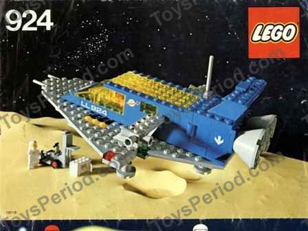 LEGO 924 Space Cruiser (Non-US Version of 487) Instructions and