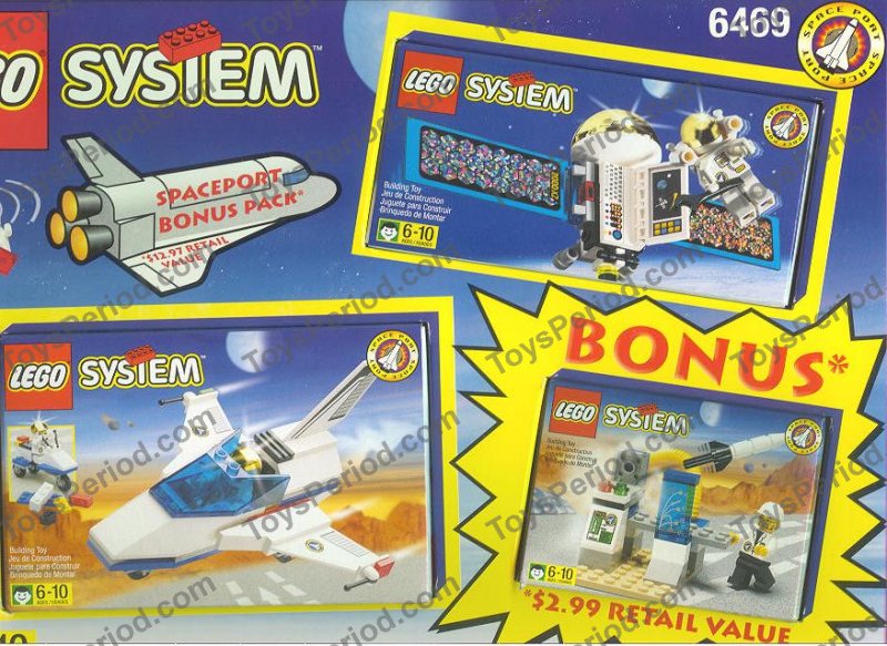 LEGO 6469 Space Port Value Pack Instructions and Parts List