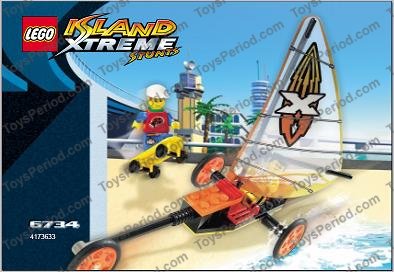 海の原ページ LEGO 6734 Beach Cruiser Instructions and Parts List
