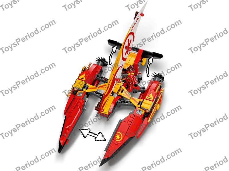 LEGO 71748 Catamaran Sea Battle Set Parts List