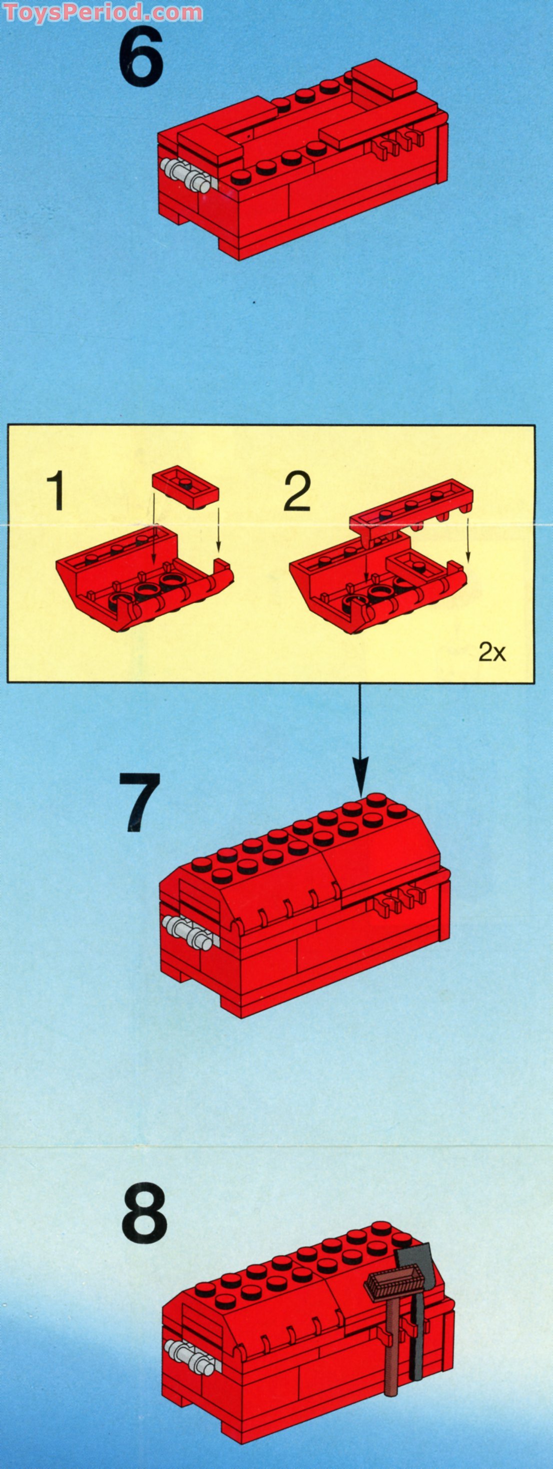 LEGO 6668 Recycle Truck Instructions and Parts List