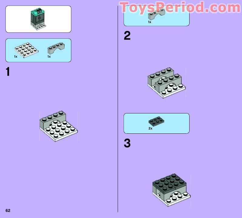 LEGO 41006 Downtown Bakery Instructions and Parts List