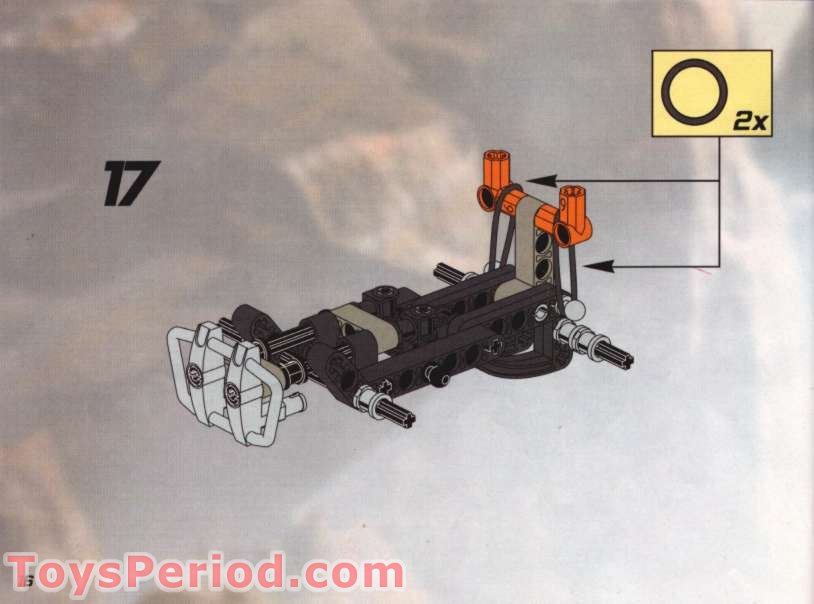 LEGO 8468 Power Crusher Instructions and Parts List