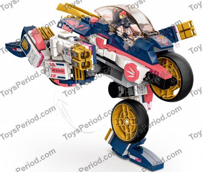LEGO 71792 Sora's Transforming Mech Bike Racer Set Parts List