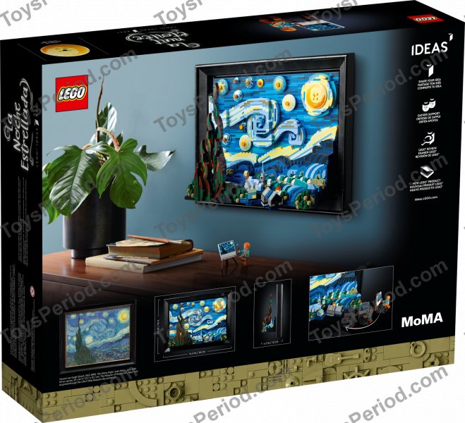 LEGO 21333 The Starry Night Set Parts List