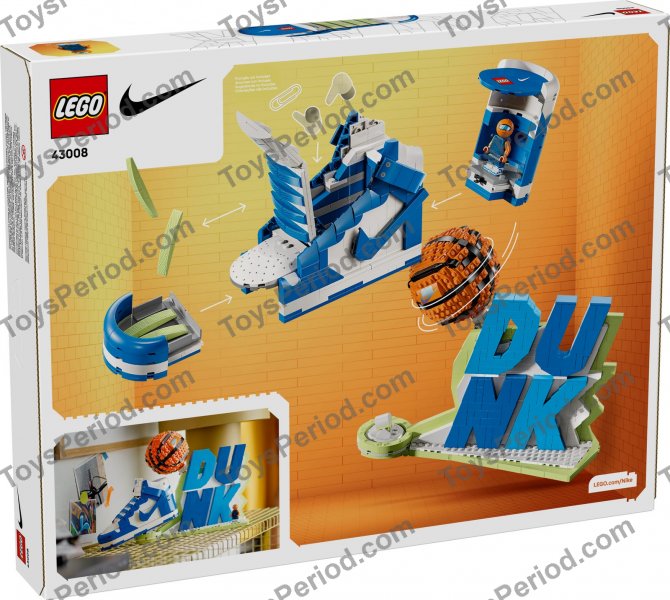 LEGO 43008 Nike Dunk Set Parts List LEGO 43008 Nike Dunk Set Parts List