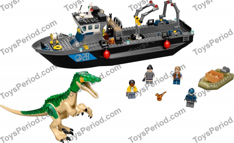 パネル各種 LEGO 76942 Baryonyx Dinosaur Boat Escape Set Parts List