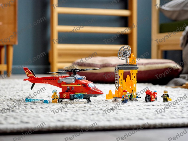 LEGO 60281 Fire Rescue Helicopter Set Parts List