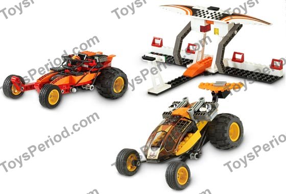LEGO 4587 Duel Racers Instructions and Parts List