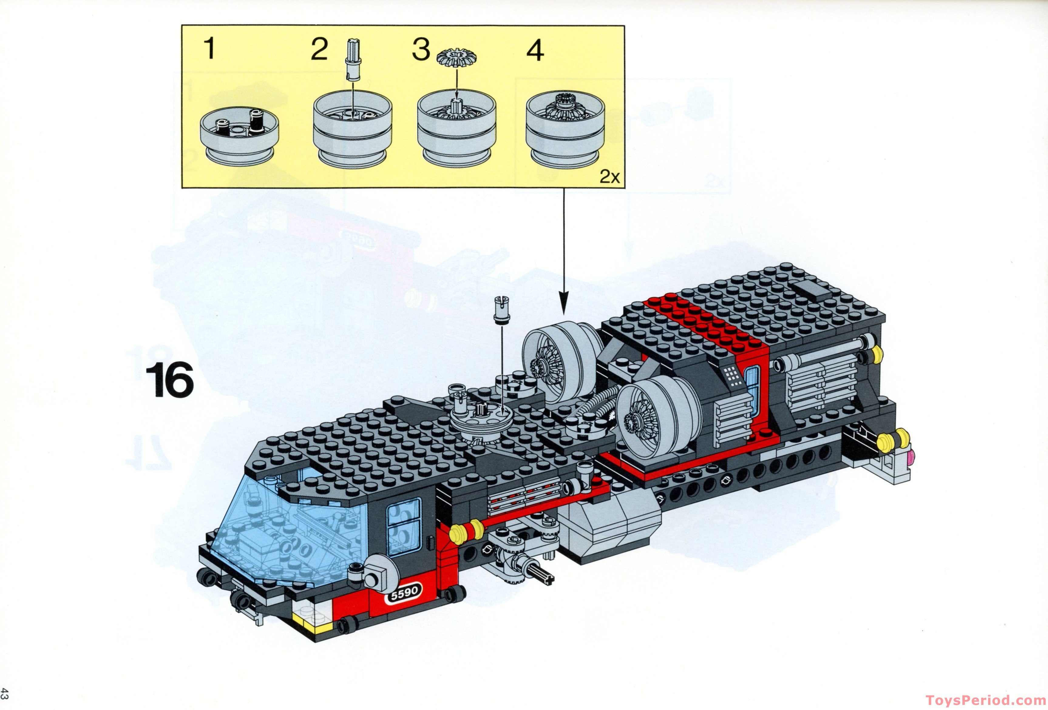 LEGO 5590 Whirl and Wheel Super Truck Instructions and Parts List