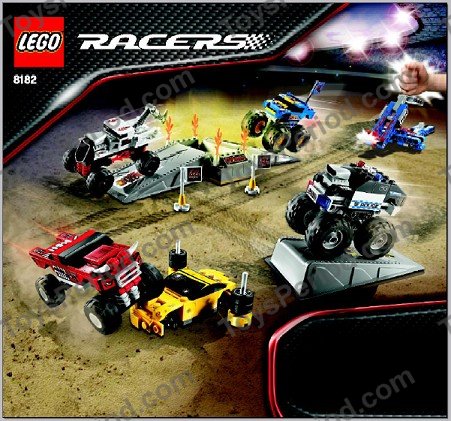 LEGO 8182 Monster Crushers Set Parts List LEGO 8182 RACERS モンスタークラッシャー