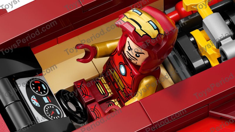 LEGO 76310 Iron Man Car & Black Panther vs. Red Hulk Set Parts List