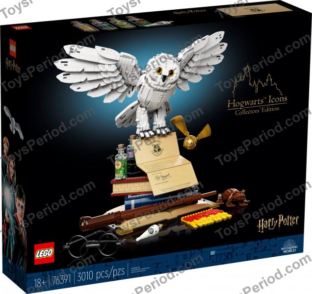 LEGO 76391 Hogwarts Icons - Collectors' Edition Set Parts List