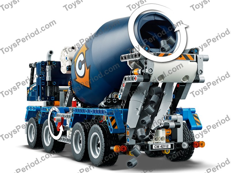 LEGO 42112 Concrete Mixer Truck Set Parts List