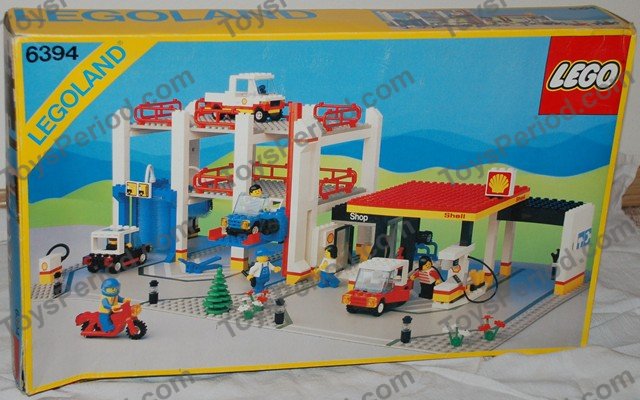 LEGO 6394 Metro Park and Service Tower Set Parts Inventory and