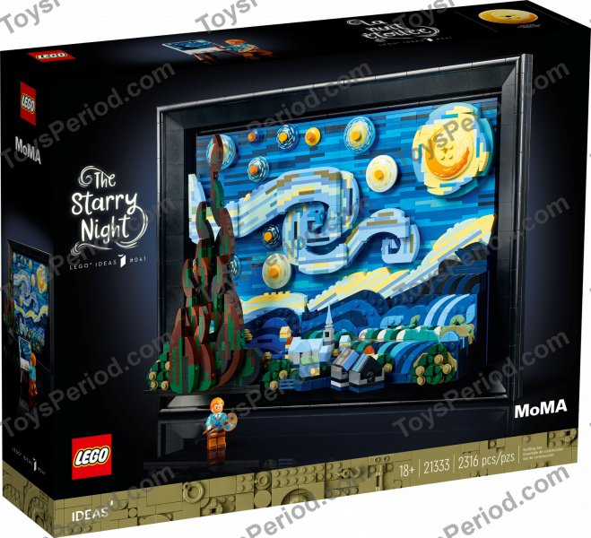 LEGO 21333 The Starry Night Set Parts List