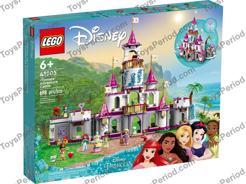 LEGO 43205 Ultimate Adventure Castle Set Parts List