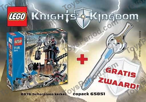 LEGO 65851 Knights Kingdom II Co-Pack (Contains 8876 and Life-Size