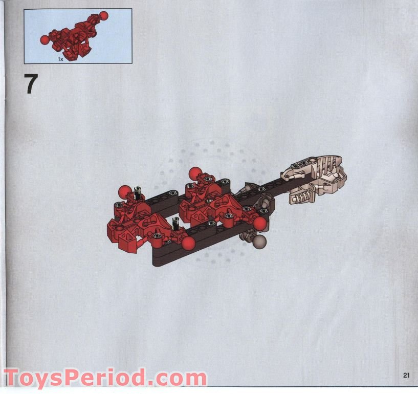 LEGO 8764 Vezon and Fenrakk Instructions and Parts List