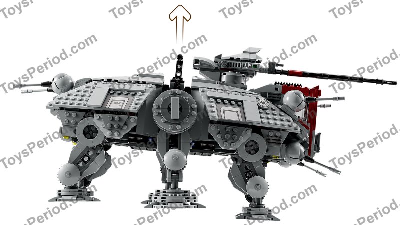 LEGO 75337 AT-TE Walker Set Parts List