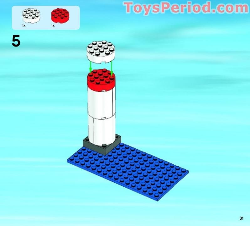 LEGO 60014 Coast Guard Patrol Instructions and Parts List