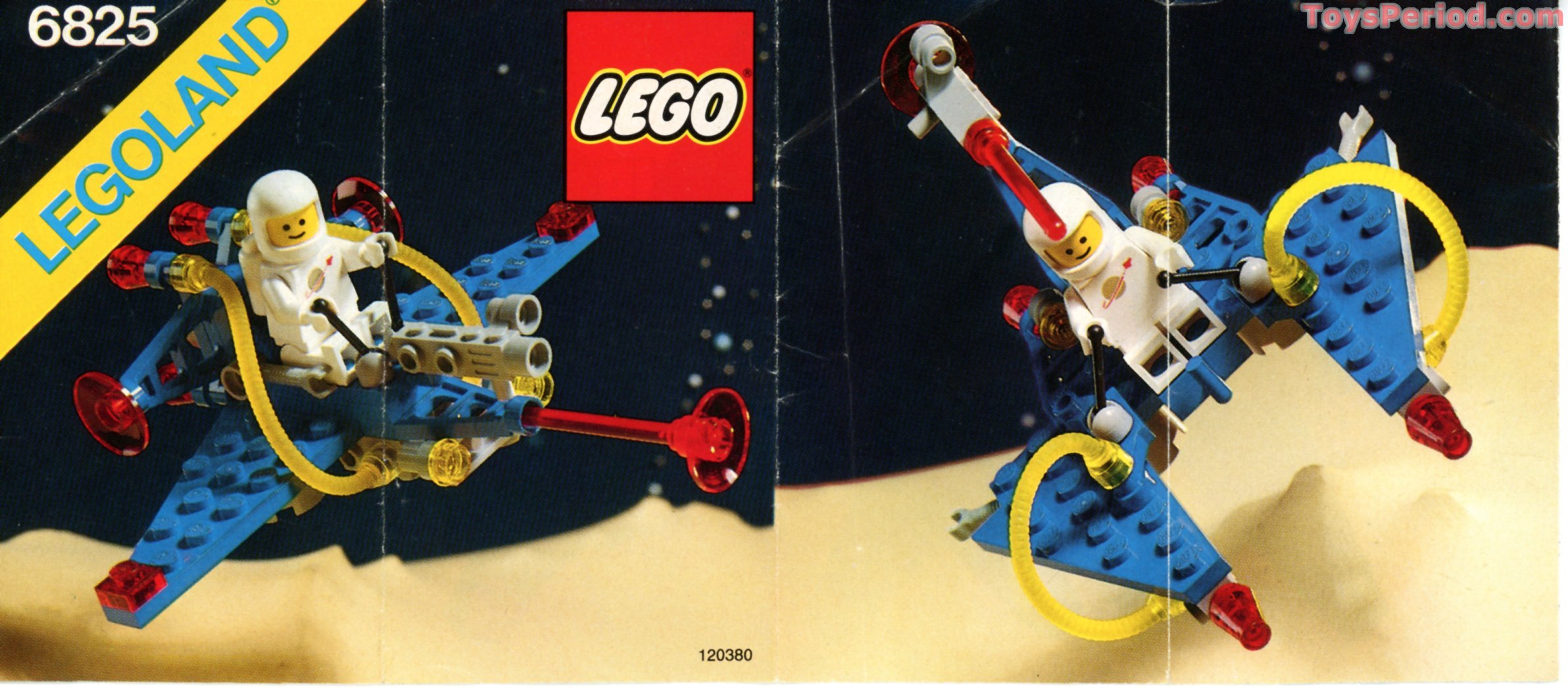 LEGO 6825 Cosmic Comet Instructions and Parts List