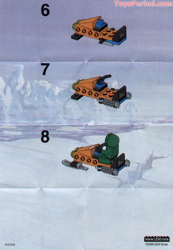 LEGO 6577 Snow Scooter Instructions and Parts List