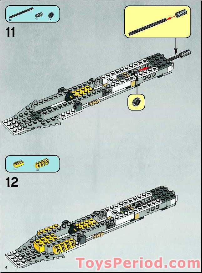 LEGO 7658 YWing Fighter Set Parts Inventory and Instructions LEGO