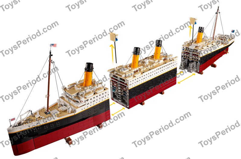 LEGO 10294 Titanic Set Parts List