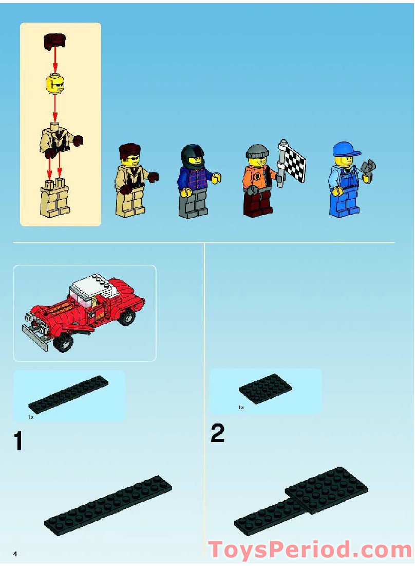 LEGO 10200 Custom Car Garage Set Parts Inventory and ...