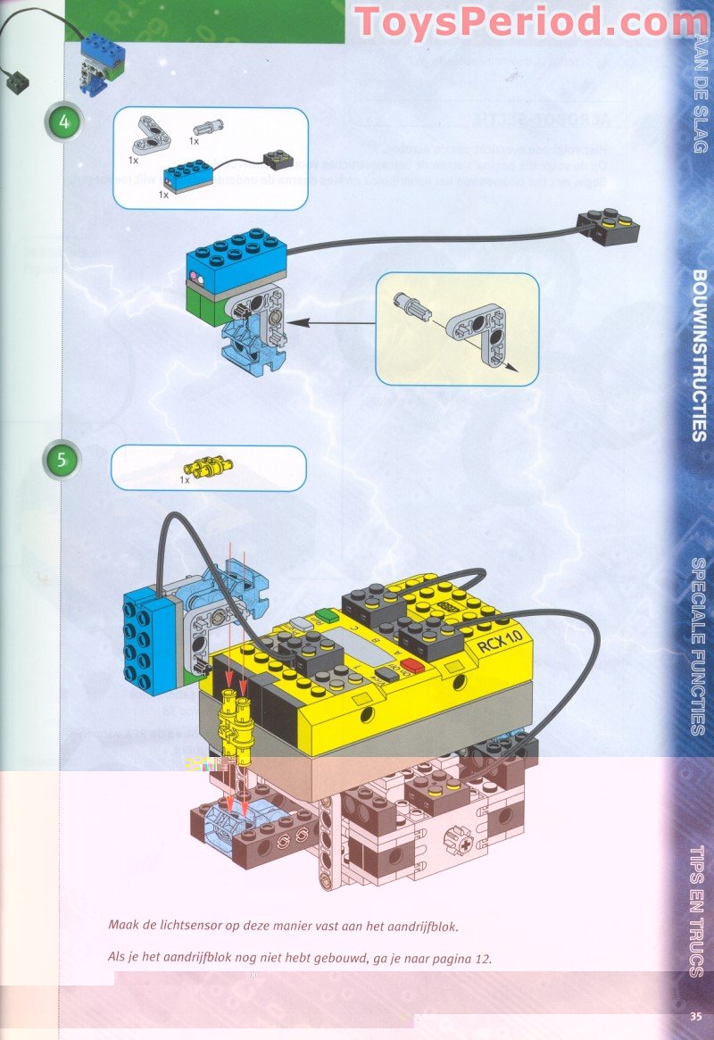 LEGO 3803 Robotics Invention System 1.5 Upgrade Kit Instructions and ...