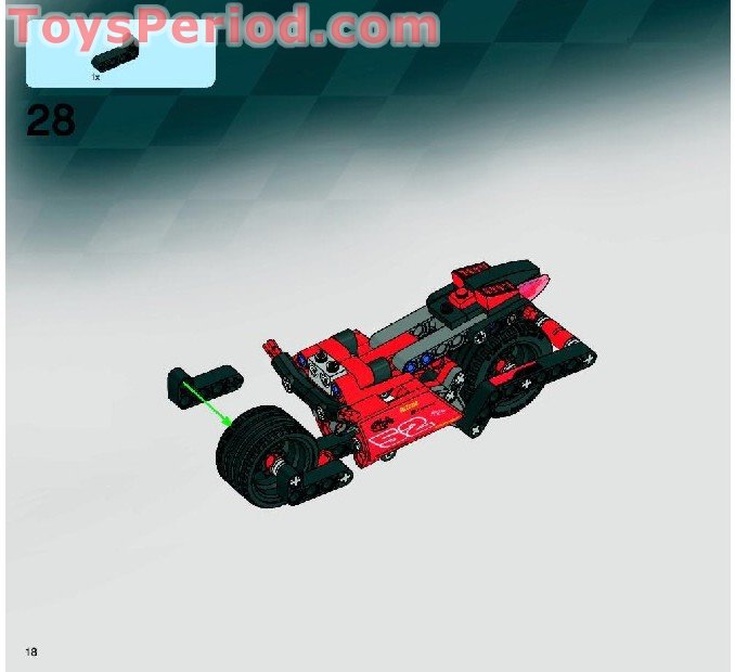 LEGO 8167 Jump Riders Instructions and Parts List