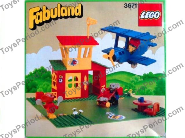 LEGO 3671 Airport Set Parts Inventory and Instructions - LEGO 