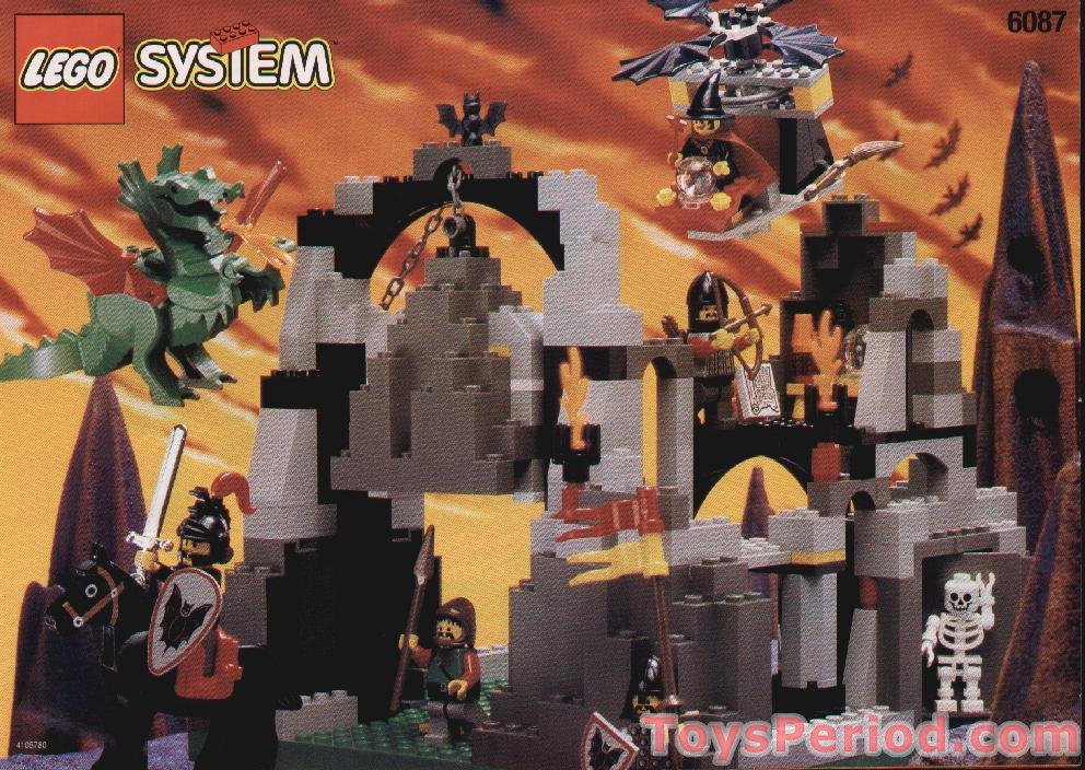 LEGO 6087 Witch's Magic Manor Instructions and Parts List