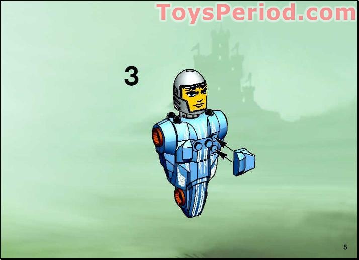 LEGO 8783-1 Jayko (USA Version with 3 Cards) Instructions and