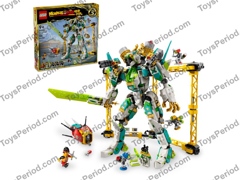 LEGO 80053 Mei's Dragon Mech Set Parts List