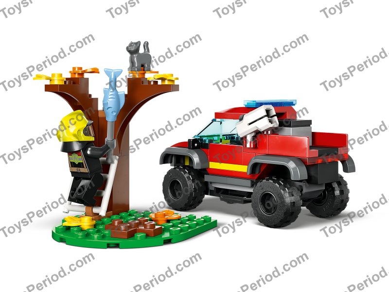 LEGO 60393 4x4 Fire Truck Rescue Set Parts List