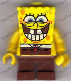 Grin with Bottom Teeth 3833 SpongeBob SquarePants Minifigure Lego SpongeBob