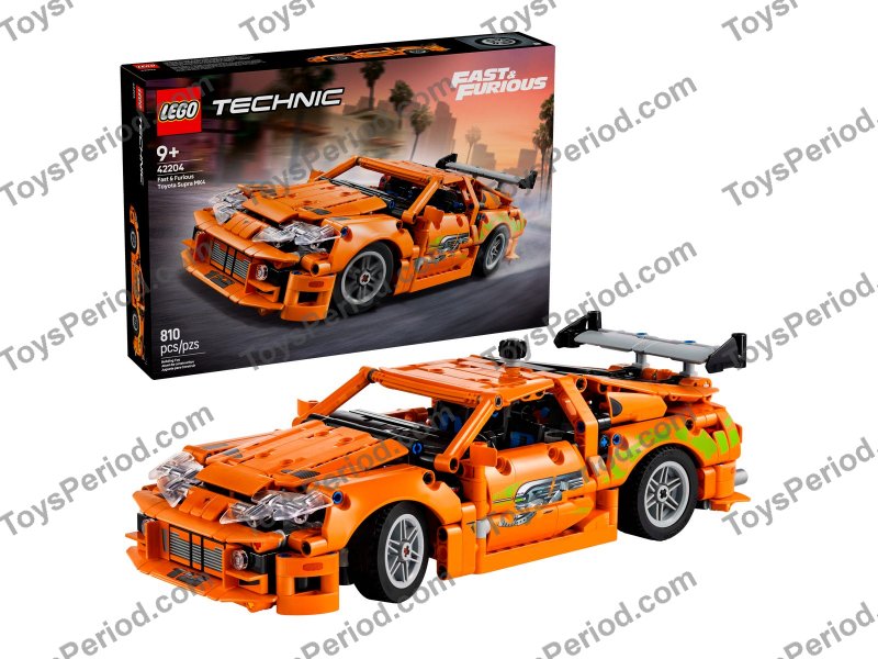 パーツ y LEGO 42204 Fast & Furious Toyota Supra MK4 Set Parts List
