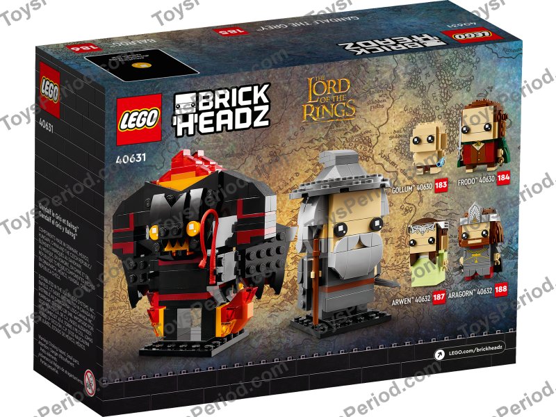 고토 LEGO 40631 Gandalf the Grey & Balrog Set Parts List