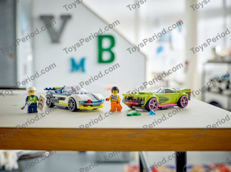 LEGO 60415 Police Car and Muscle Car Chase Set Parts List
